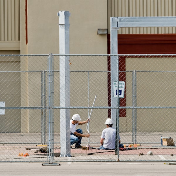 how much time can i rent the temporary fence for my building site or event in Honeoye Falls New York